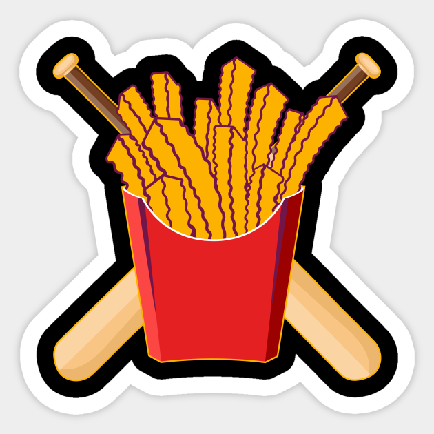 Team Rally Fries Rally Fries Sticker TeePublic